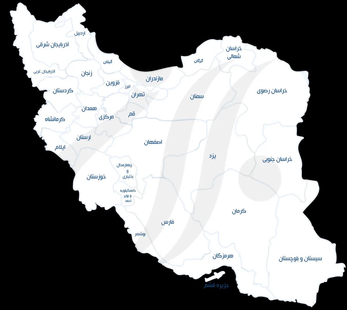 نقشه ایران